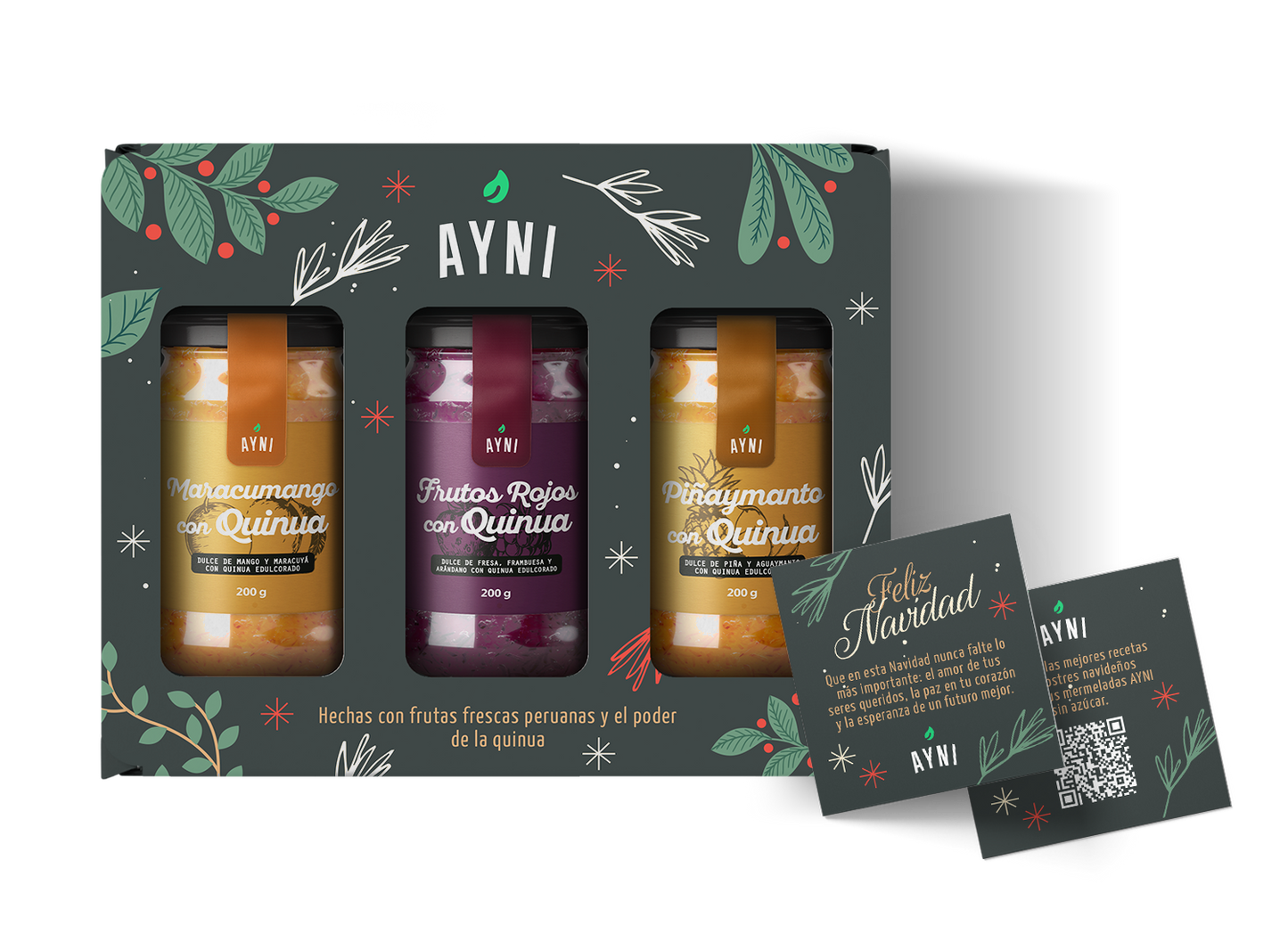 Pack Navideño AYNI – Edición 2025 (3 sabores + delivery Gratis)