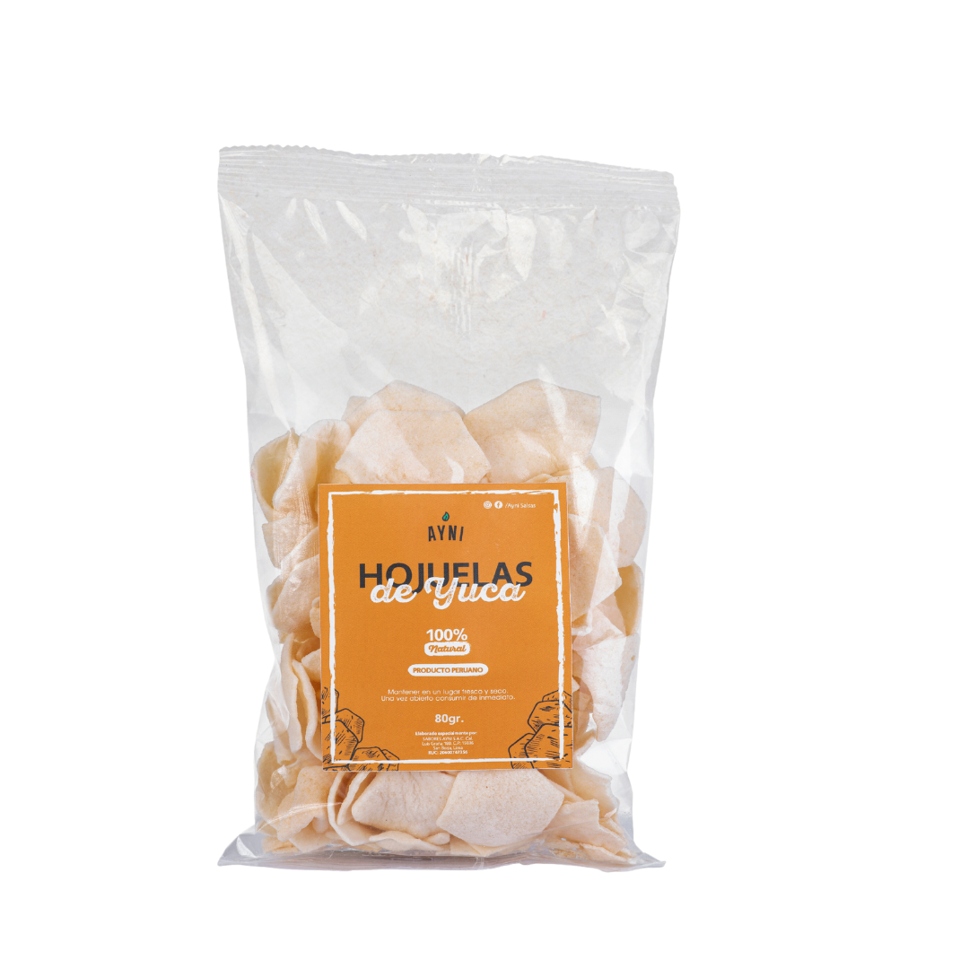 Hojuelas de Yuca Naturales 80g