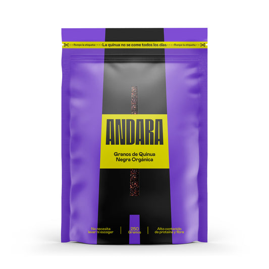 Quinua negra orgánica Andara 250g