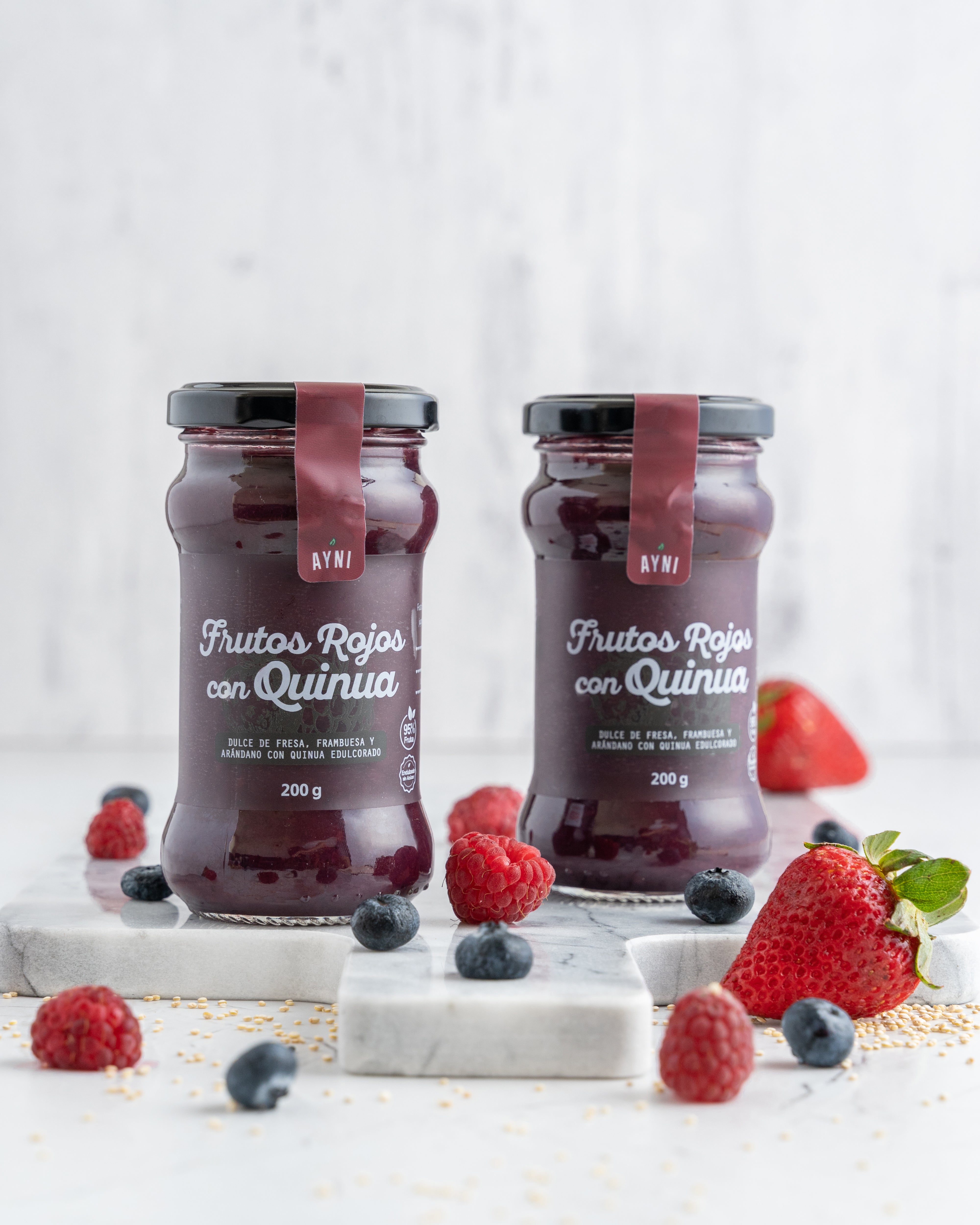 Frutos rojos frescos